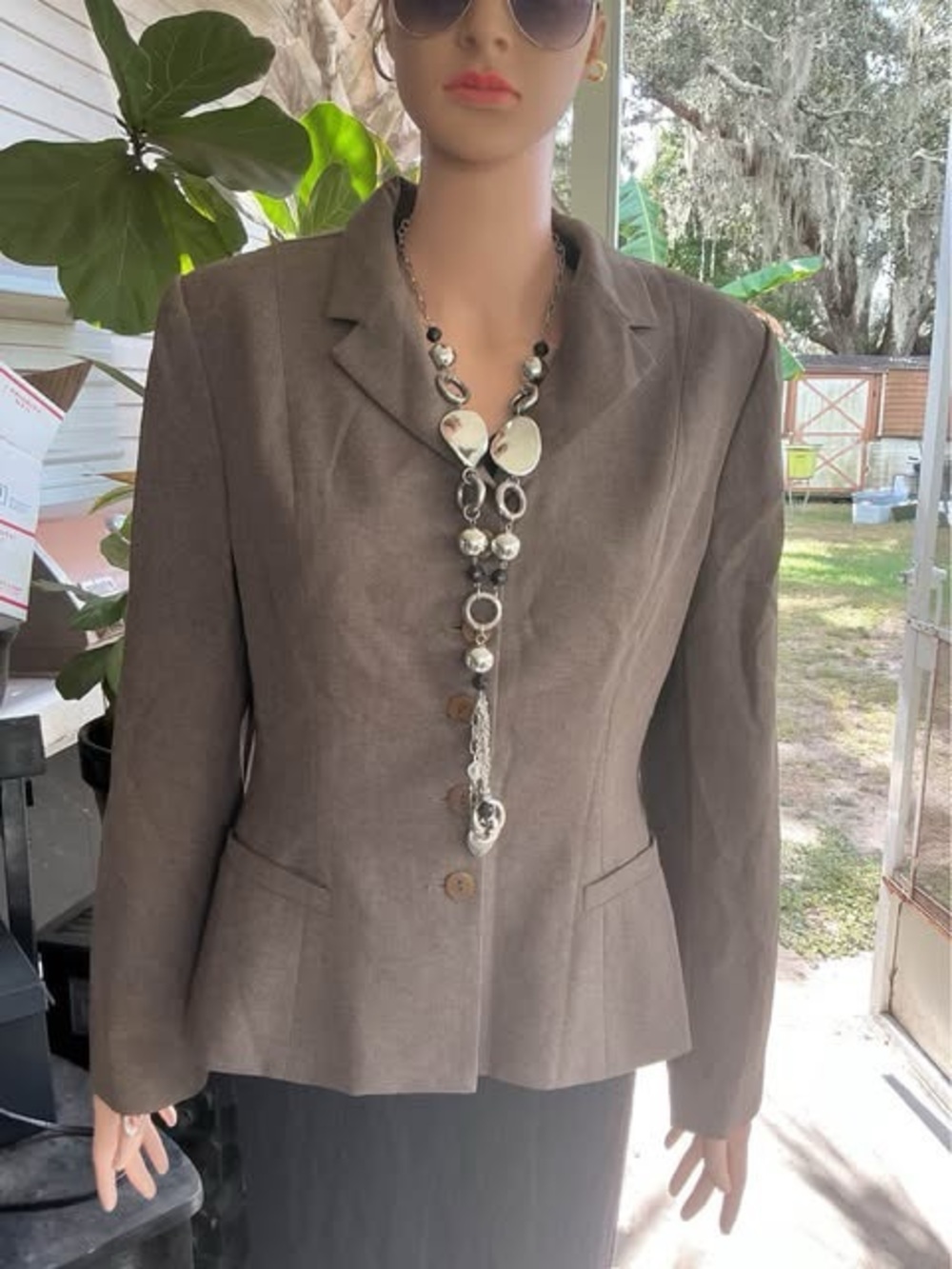 Elite Collection Button Up Dress Jacket Very Fall Size 12